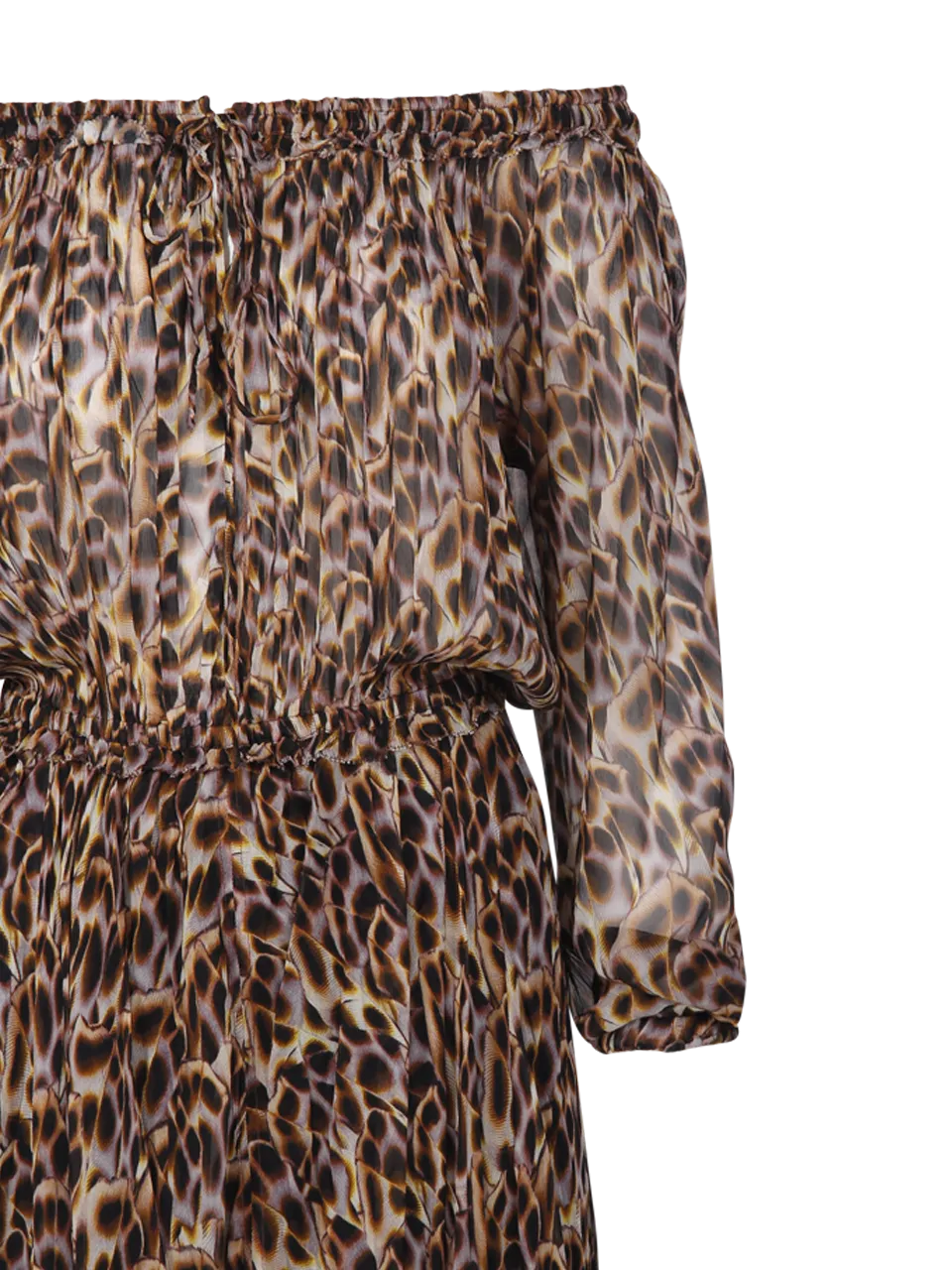 WOMAN ISABEL MARANT ETOILE BROWN VISCOSE VOLGA DRESS