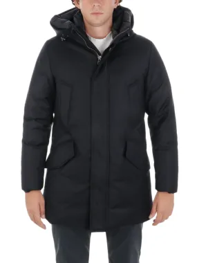 WOOLRICH 										 Parka Uomo Luxe in Tessuto Loro Piana 									